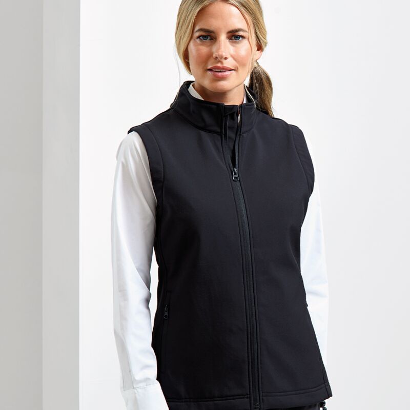 Premier Ladies Windchecker® Recycled Printable Soft Shell Gilet Thumbnail