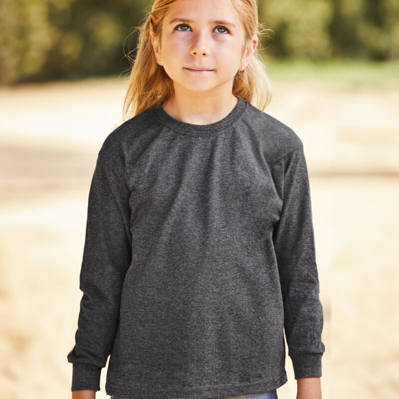 Fruit of the Loom Kids Long Sleeve Value T-Shirt Thumbnail