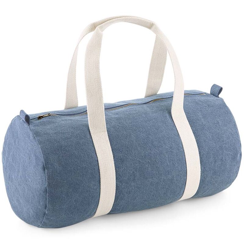 BagBase Denim Barrel Bag Thumbnail