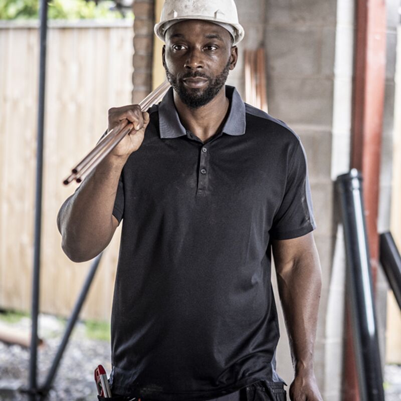 Regatta Contrast Quick Wicking Piqué Polo Shirt Thumbnail