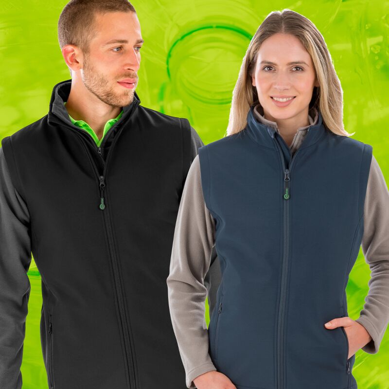 Result Genuine Recycled Ladies Printable Soft Shell Bodywarmer Thumbnail