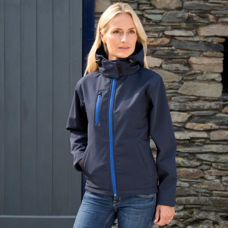 Result Core TX performance ladies Hooded Softshell Jacket Thumbnail