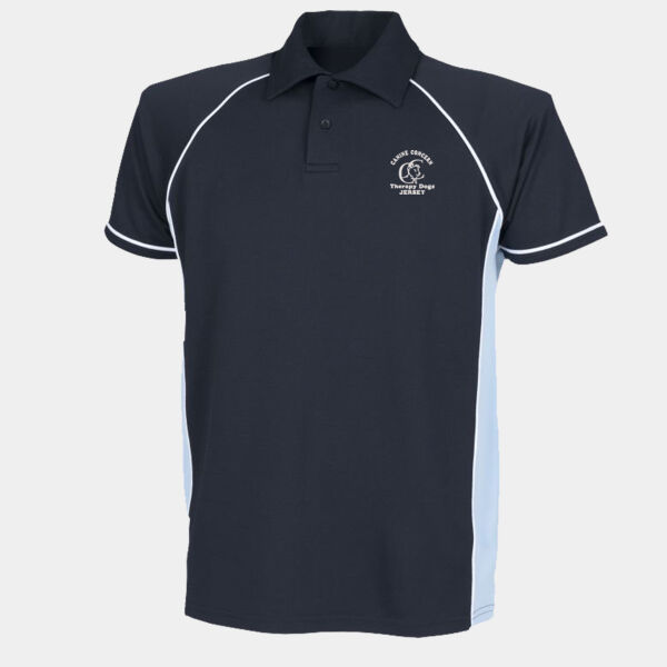 CANINE CONCERN JERSEY  - Piped performance polo Thumbnail